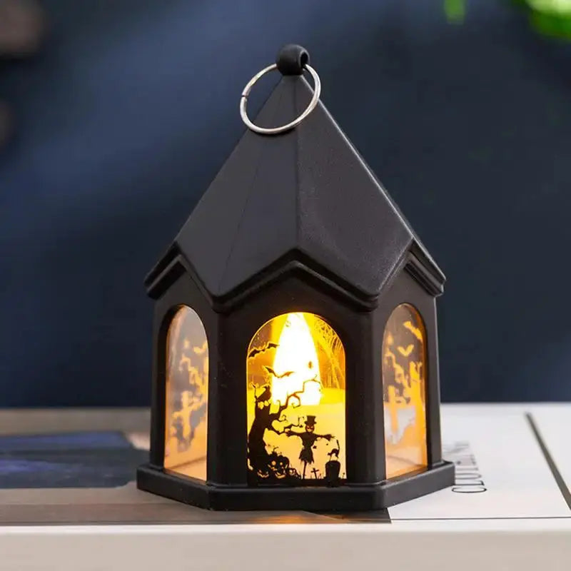 Halloween Handheld Castle Lights – Portable LED Lanterns for Spooky Party & Festive Décor