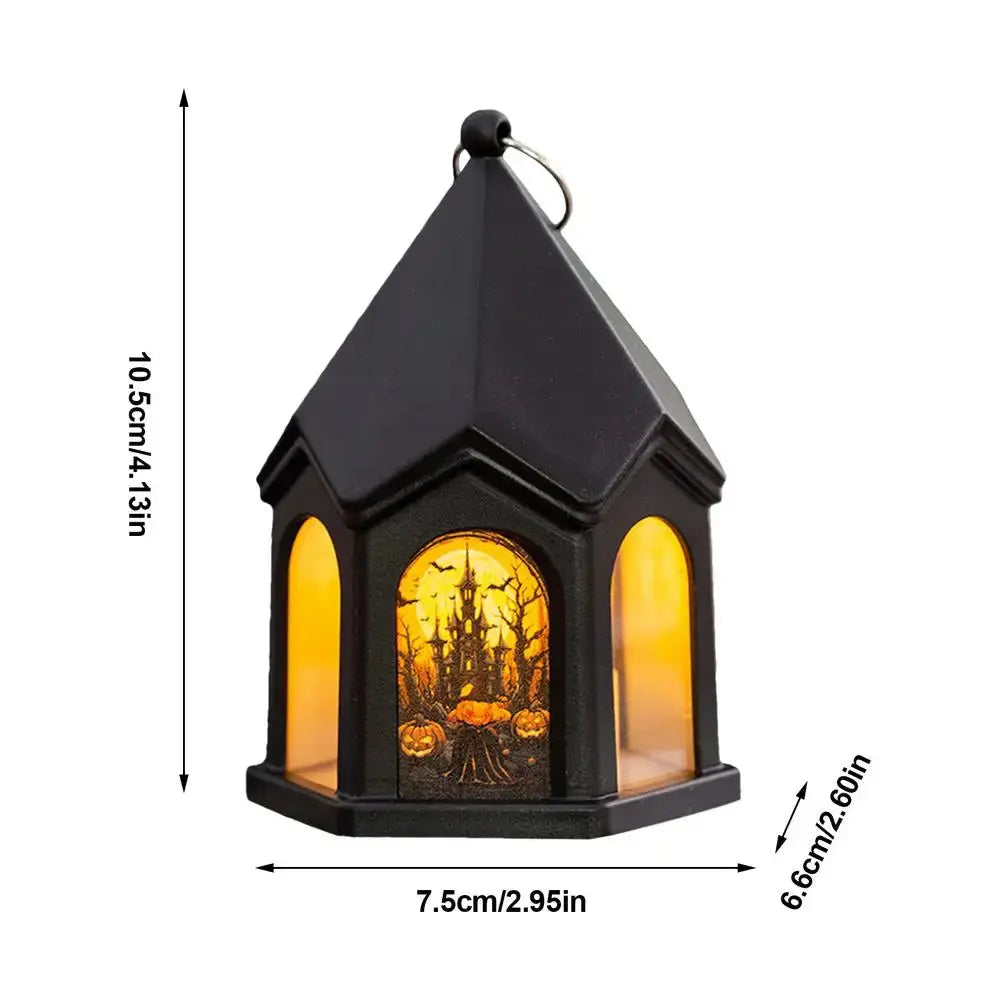 Halloween Handheld Castle Lights – Portable LED Lanterns for Spooky Party & Festive Décor