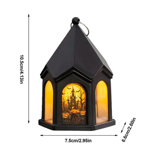 Halloween Handheld Castle Lights – Portable LED Lanterns for Spooky Party & Festive Décor